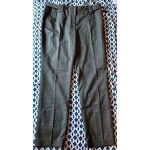NWT APT 9 Gray Lines Pattern Business Professional Work Dress Pants Women's 16